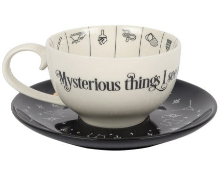 Fortune Telling Teacup and Saucer