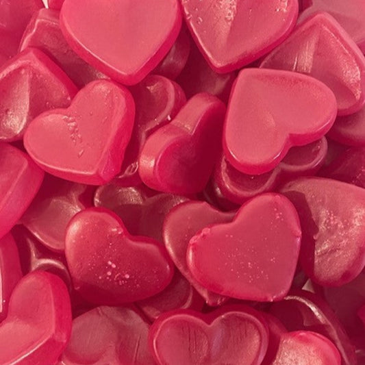 Glo Hearts Gummy Lollies