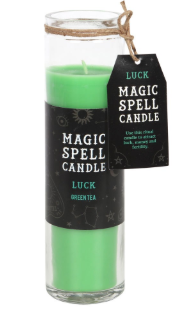 Green Tea Luck Spell Candle