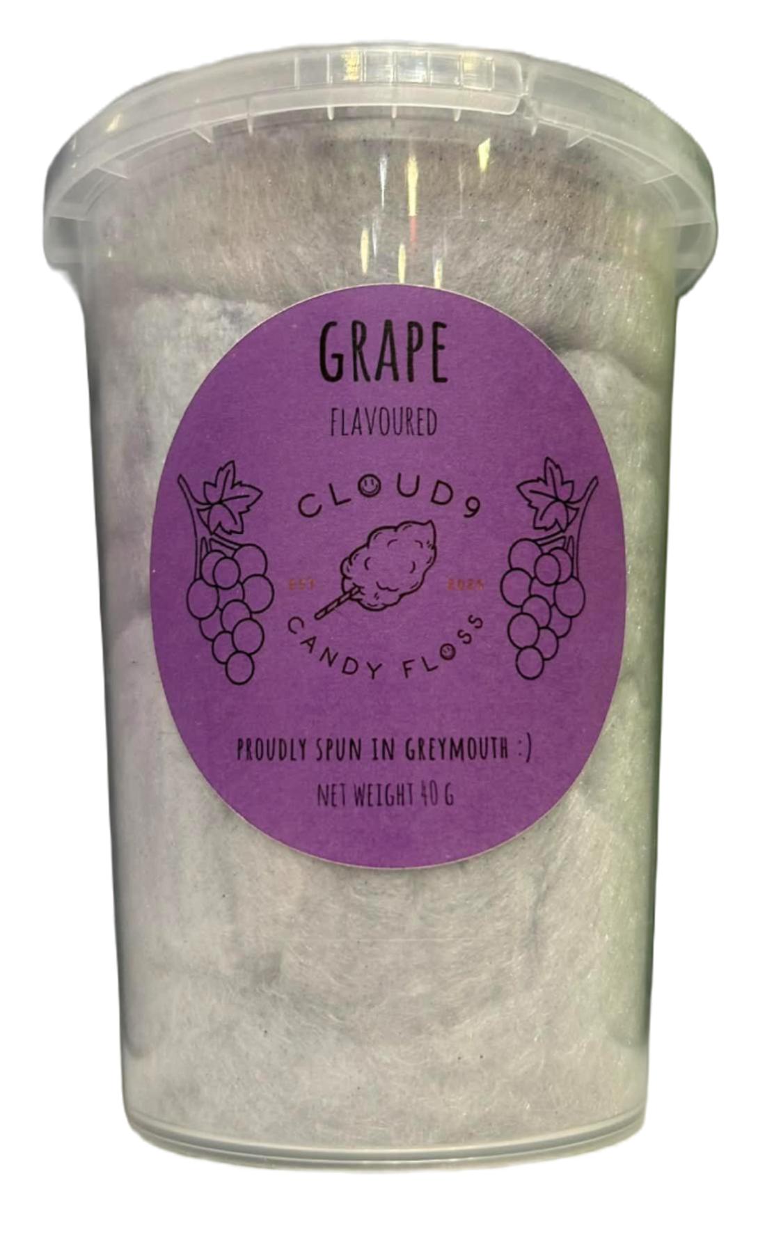 Hand Made Grape Flavoured Candy Floss