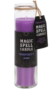 Lavender Prosperity Spell Candle