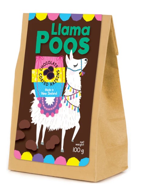 Liama Poos Chocolate Raisins Gift Bag