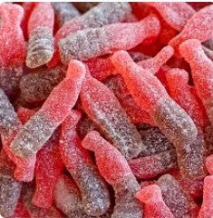 Sour Raspberry and Cola Bottles