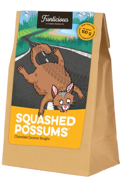 Squashed Possums Chocolate Rough
