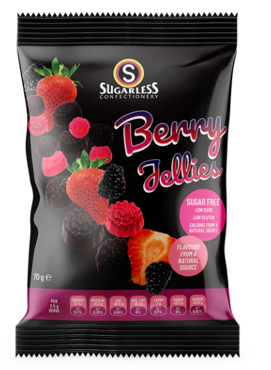 Sugar Free Berry Jellies