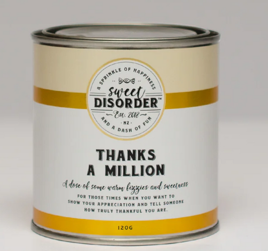 Thanks a million Candy Gift Tin