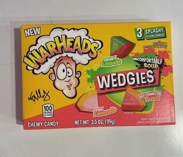 WARHEADS Sour Wedgies Candy Theatre Box