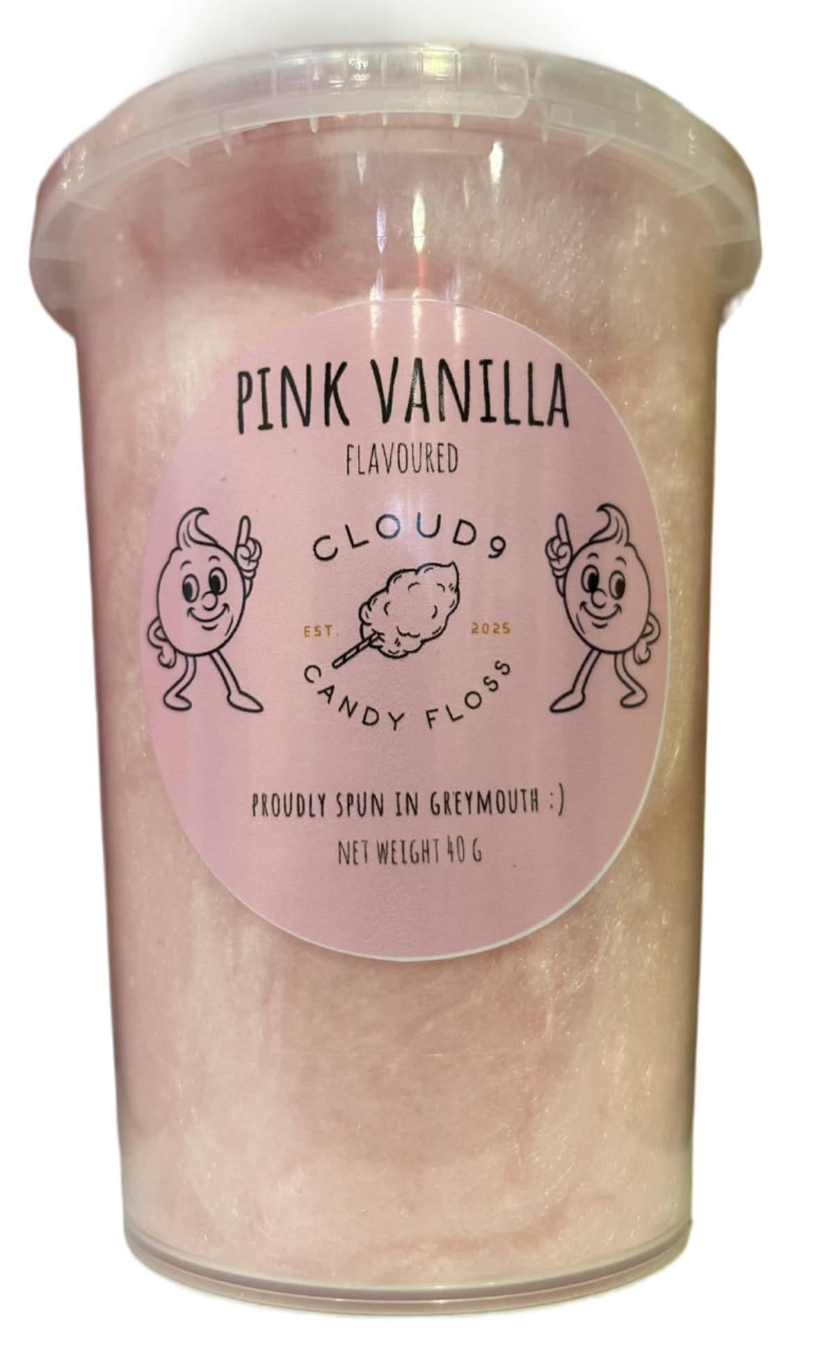 Hand Made Pink Vanilla Candy Floss