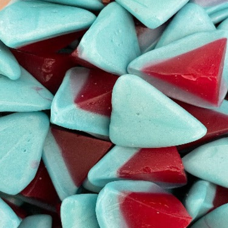 blue volcanoes candy