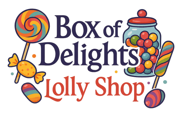 Box of Delights Lolly Shop Logo - Harry Potter Style Font