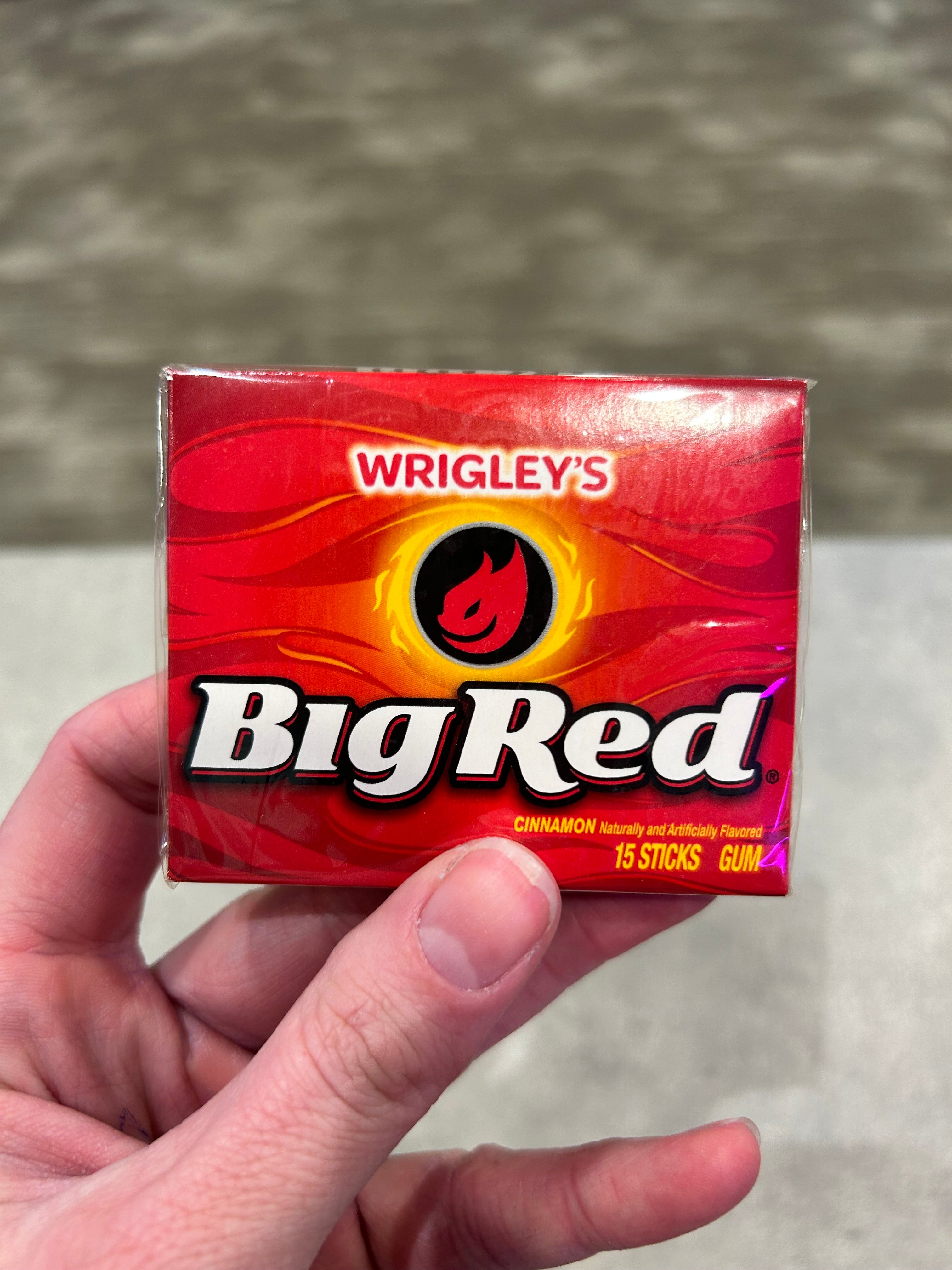 Chewing gum américain : Wrigley Big Red