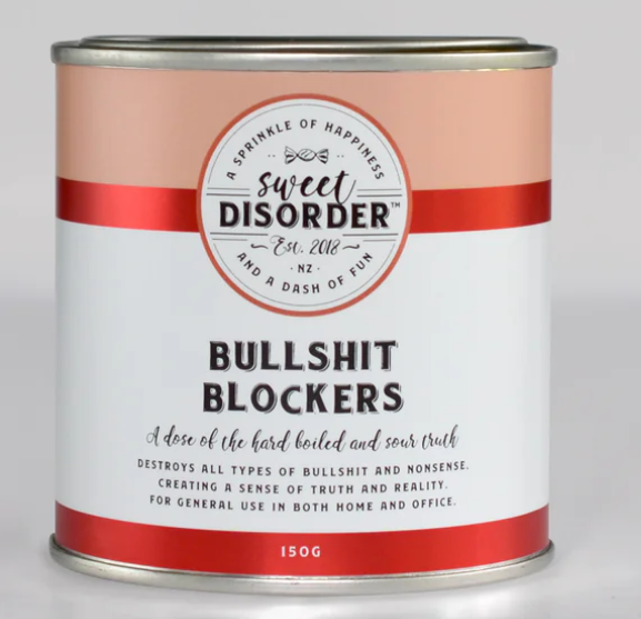 Bullshit Blockers Candy Gift Tin