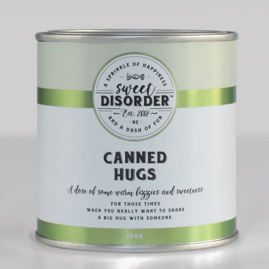 Canned Hugs Candy Gift Tin
