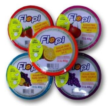 Flopi sugar free candy drops