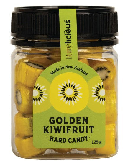 Golden Kiwifruit Rock Candy