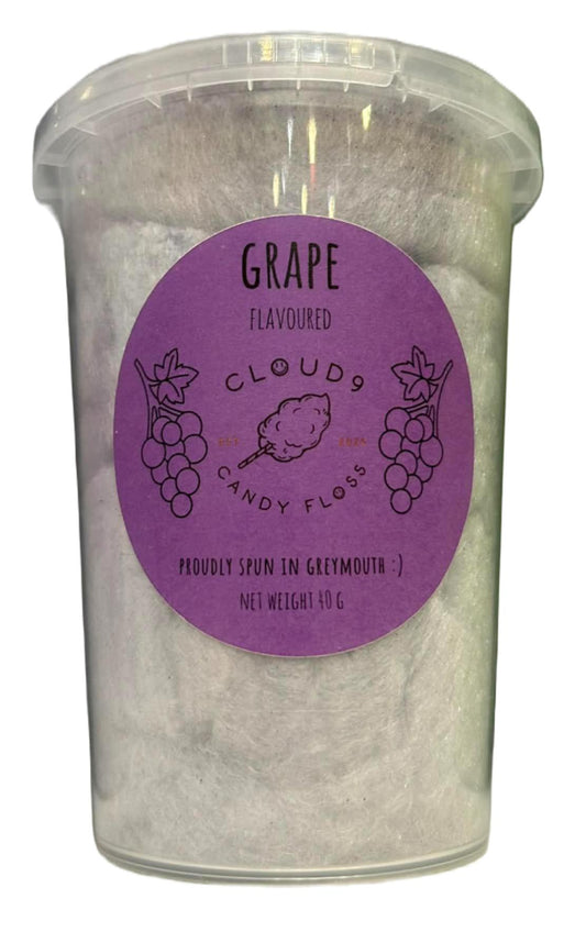 Hand Made Grape Flavoured Candy Floss