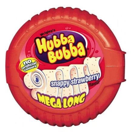 Hubba Bubba Snappy Strawberry Tape gum