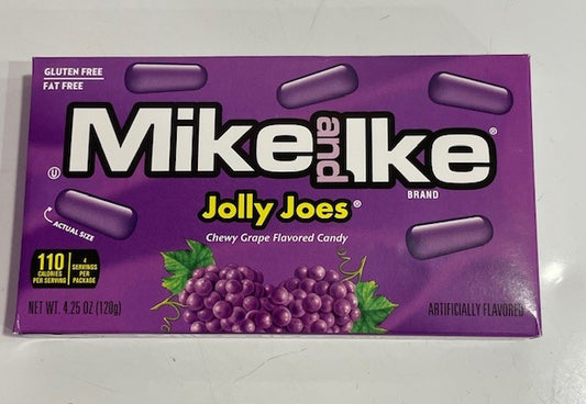 Mike & Ike Jolly Joes Chewy Grape 120g Box