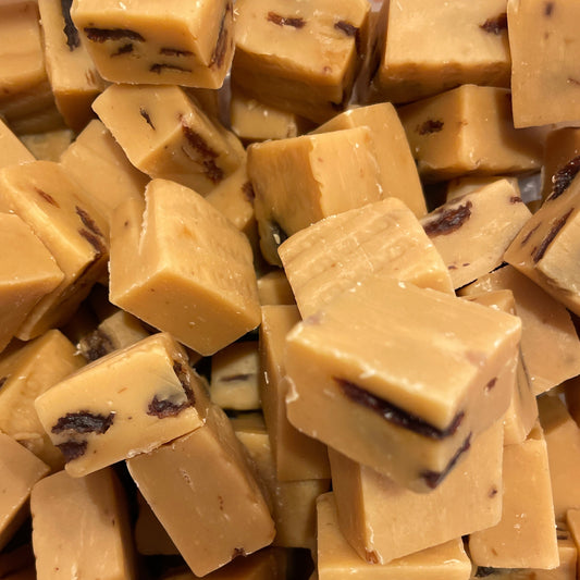 Rum and Raisin Fudge