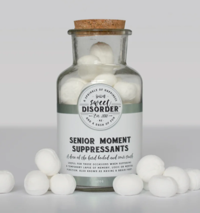 Senior Moment Suppressants Candy Gift Jar