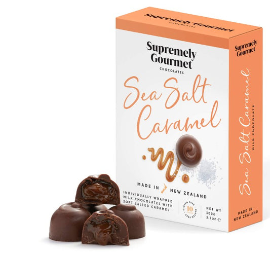 Supremely Gourmet Sea Salt Caramel Chocolates