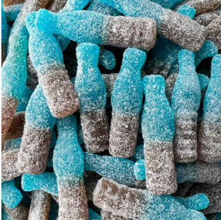 Sour Blueberry and Cola Bottles
