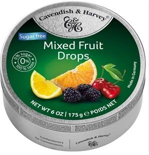 Cavendish & Harvey Sugar Free Mixed Fruit Drops