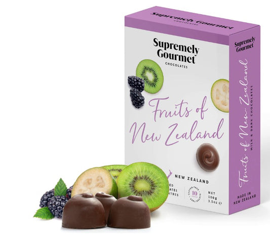 Supremely Gourmet Fruits of NZ Chocolates