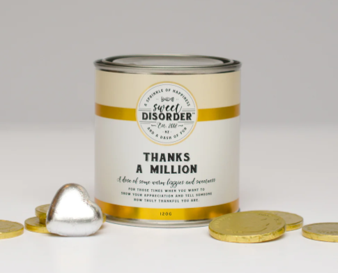 Thanks a million Candy Gift Tin